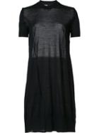 Vera Wang Tulle Insert Dress, Women's, Size: Xs, Blue, Elastodiene/polyamide/virgin Wool