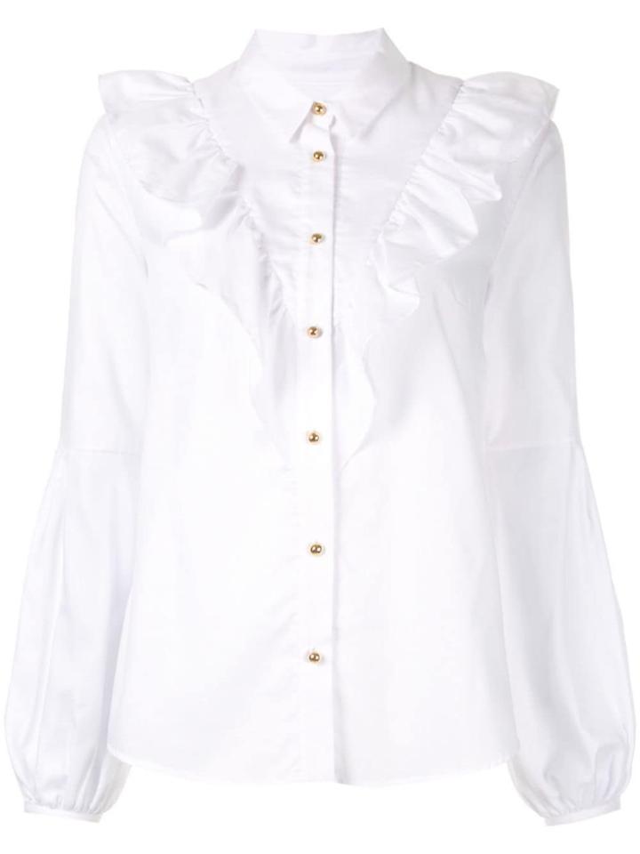 Macgraw Edie Ruffle Shirt - White