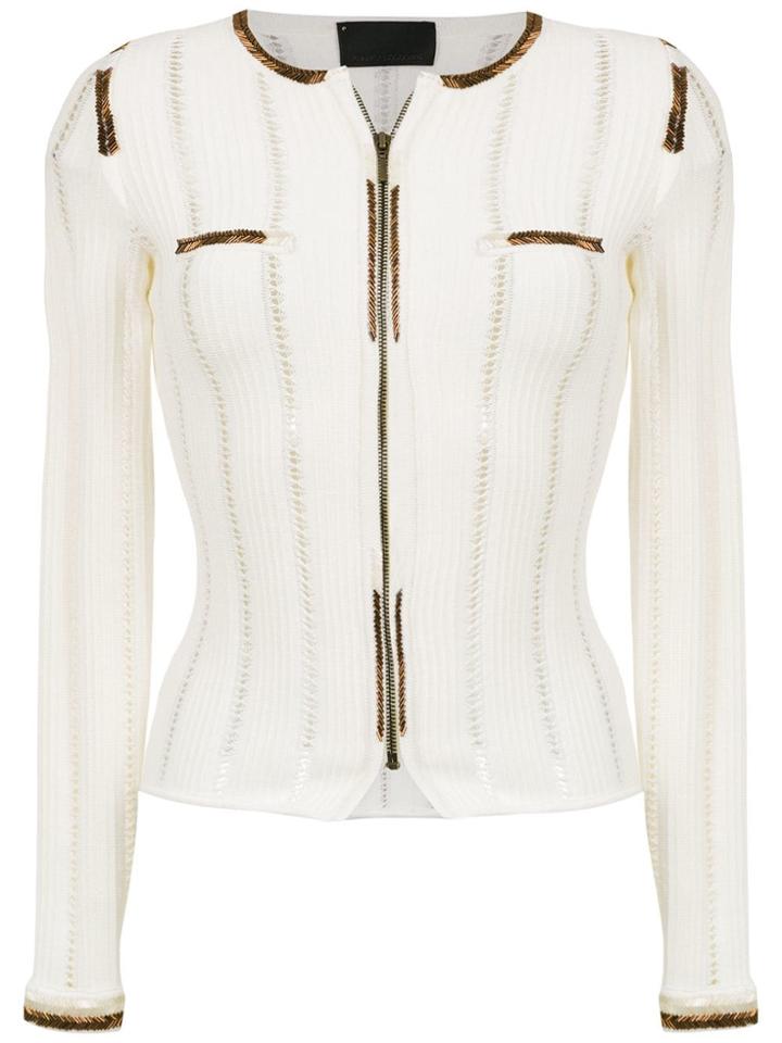 Andrea Bogosian Knitted Coat - White