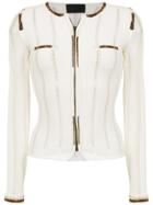 Andrea Bogosian Knitted Coat - White