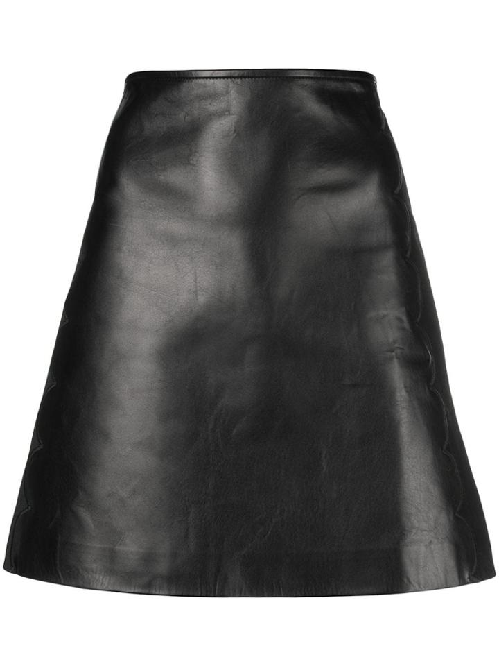 Red Valentino A-line Mini Skirt - Black
