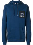Dust Patch Hooded Sweatshirt - Blue