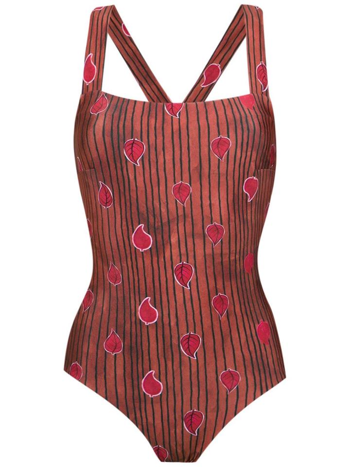 Sissa Gabi Printed Swimsuit - Red
