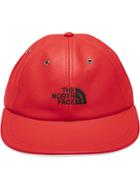 Supreme X The North Face Logo Cap - Red