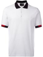 Raf Simons X Fred Perry Tipped Cuff Polo Shirt, Men's, Size: 36, White, Cotton