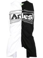 Aries Logo Vest Top - Black