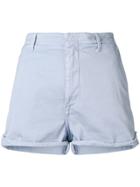 Dondup Embroidered Logo Short Shorts - Blue