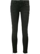 Etienne Marcel Side Zip Detail Jeans, Women's, Size: 27, Black, Cotton/spandex/elastane
