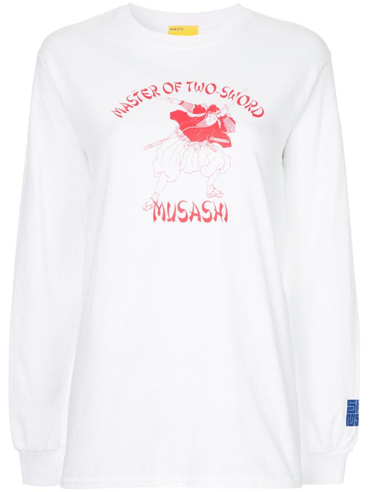 Cityshop Graphic Printed Sweatshirt - White