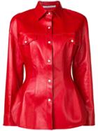 Ermanno Scervino Red Fitted Jacket