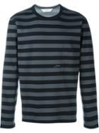 Golden Goose Deluxe Brand Striped Longsleeved T-shirt, Men's, Size: Small, Black, Cotton/polyester