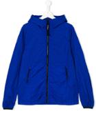 Cp Company Kids Teen Goggle Hooded Jacket - Blue
