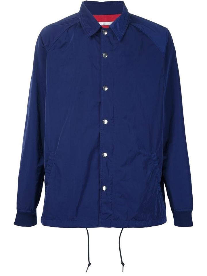 321 'coach' Jacket, Men's, Size: Medium, Blue, Polyester/cotton/nylon