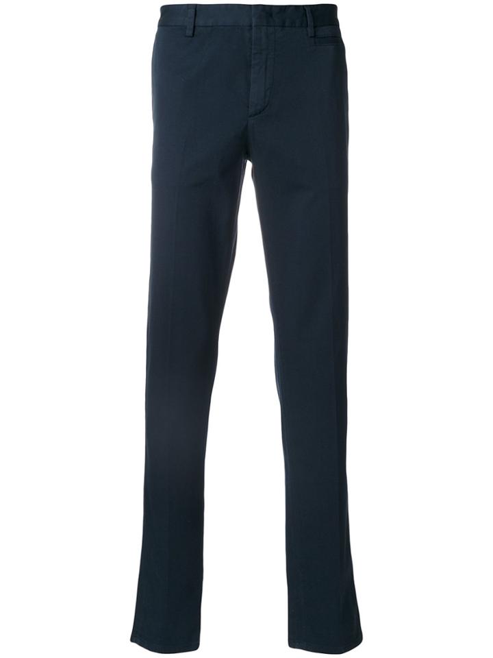 Prada Classic Straight Leg Chinos - Blue