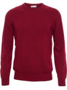 Browns Crew Neck Sweater - Red