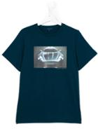 Aston Martin Kids - Car Print T-shirt - Kids - Cotton/spandex/elastane - 14 Yrs, Boy's, Blue