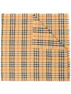 Burberry Checked Scarf - Yellow & Orange