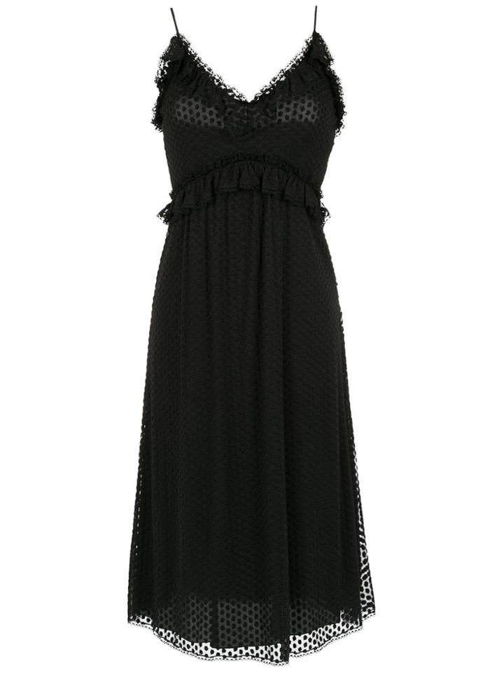 Nk Collection Midi Dress - Black