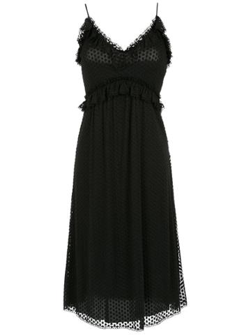 Nk Collection Midi Dress - Black