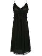 Nk Collection Midi Dress - Black