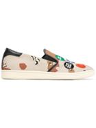 Palm Angels Camouflage Slip-on Sneakers - Multicolour
