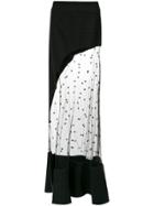 Andrea Bogosian Tulle Panel Skirt - Black