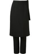 Uma Raquel Davidowicz Perfil Trousers, Women's, Size: 38, Black, Silk/polyester/acetate