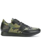 Philippe Model Printed Trainers - Green