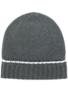 Eleventy Cashmere Knitted Beanie - Grey