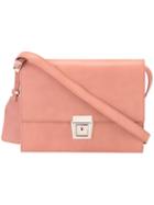 Erika Cavallini Squared Crossbody Bag, Women's, Pink/purple