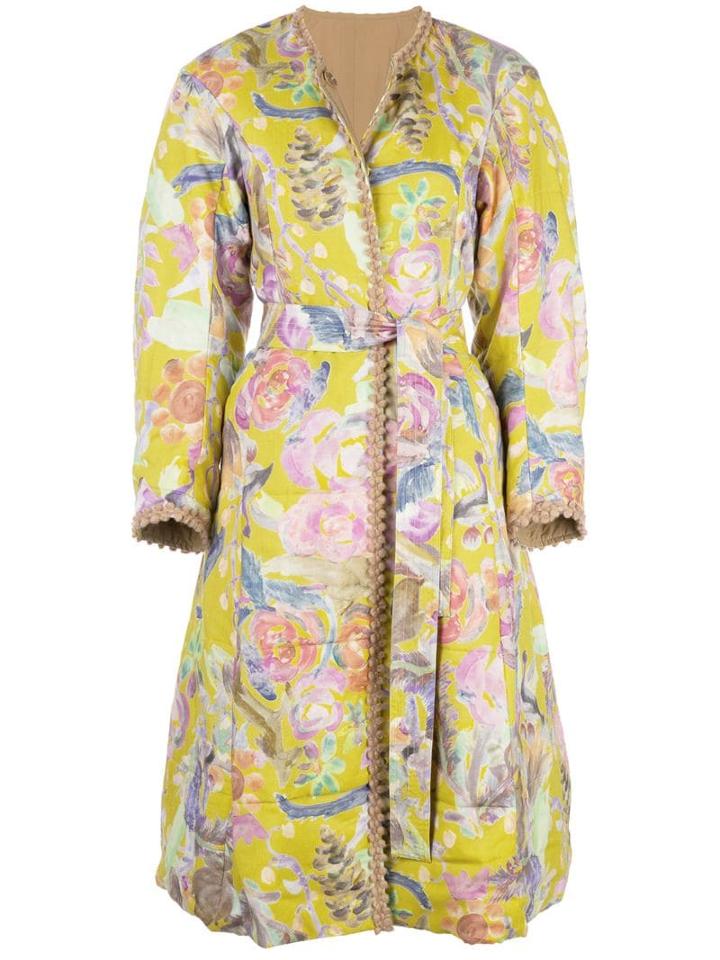 Tsumori Chisato Reversible Belted Coat - Yellow