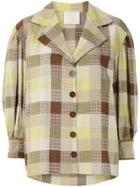 Framed Camisa Xadrez Ampla Madeleine Framed - Green