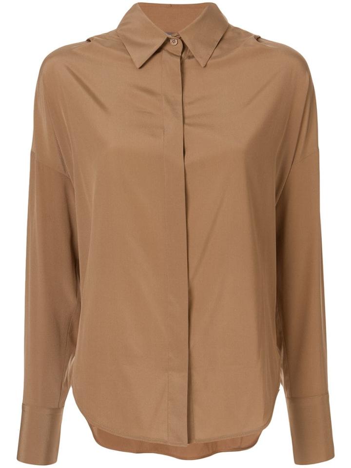 Lorena Antoniazzi Boxy Fit Blouse - Brown