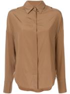 Lorena Antoniazzi Boxy Fit Blouse - Brown