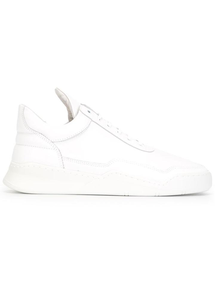 Filling Pieces Ghost Sneakers, Men's, Size: 44, White, Rubber/leather
