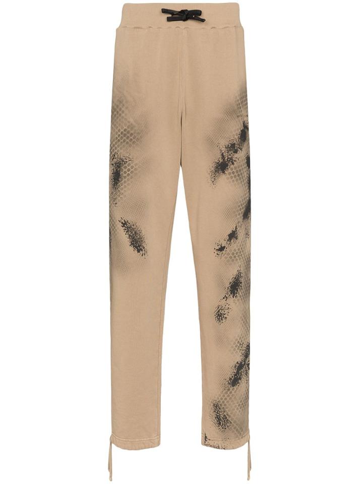 1017 Alyx 9sm Printed Drawstring Track Trousers - Brown