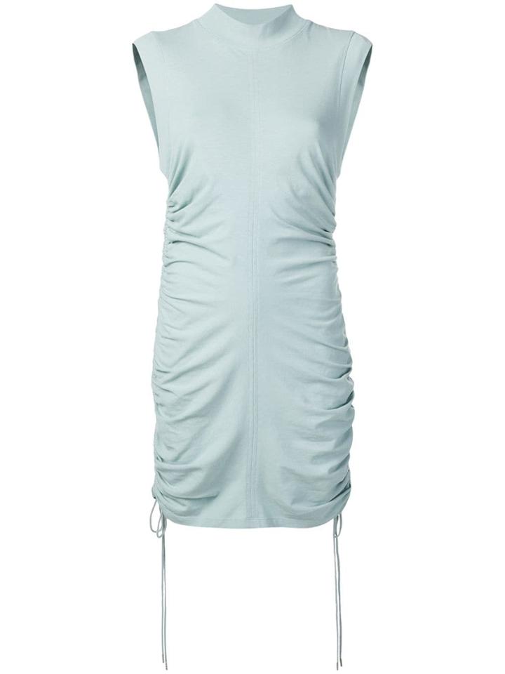T By Alexander Wang Ruched Dress - Blue