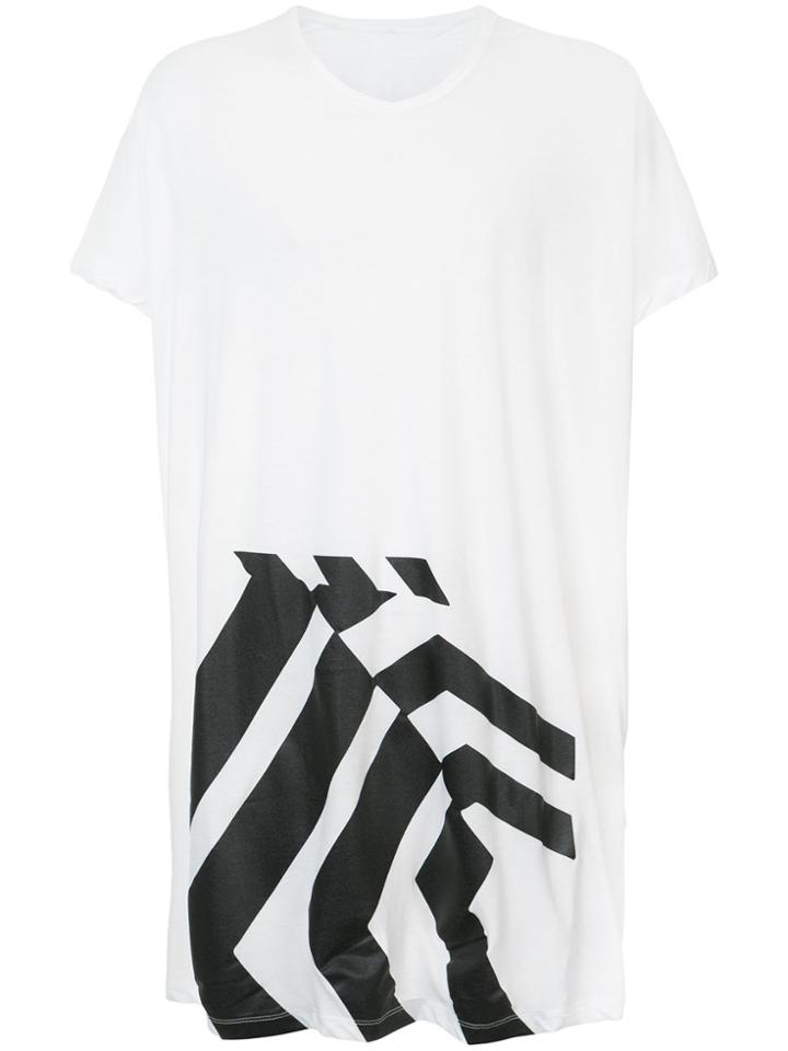 Nil0s Stripe Detail T-shirt - White