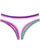 Kiini - Yaz Boy Short Bikini Bottom - Women - Cotton/nylon/polyester/spandex/elastane - L, White, Cotton/nylon/polyester/spandex/elastane