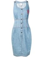 Fendi Pre-owned 1980's Sleeveless Denim Dress - Blue