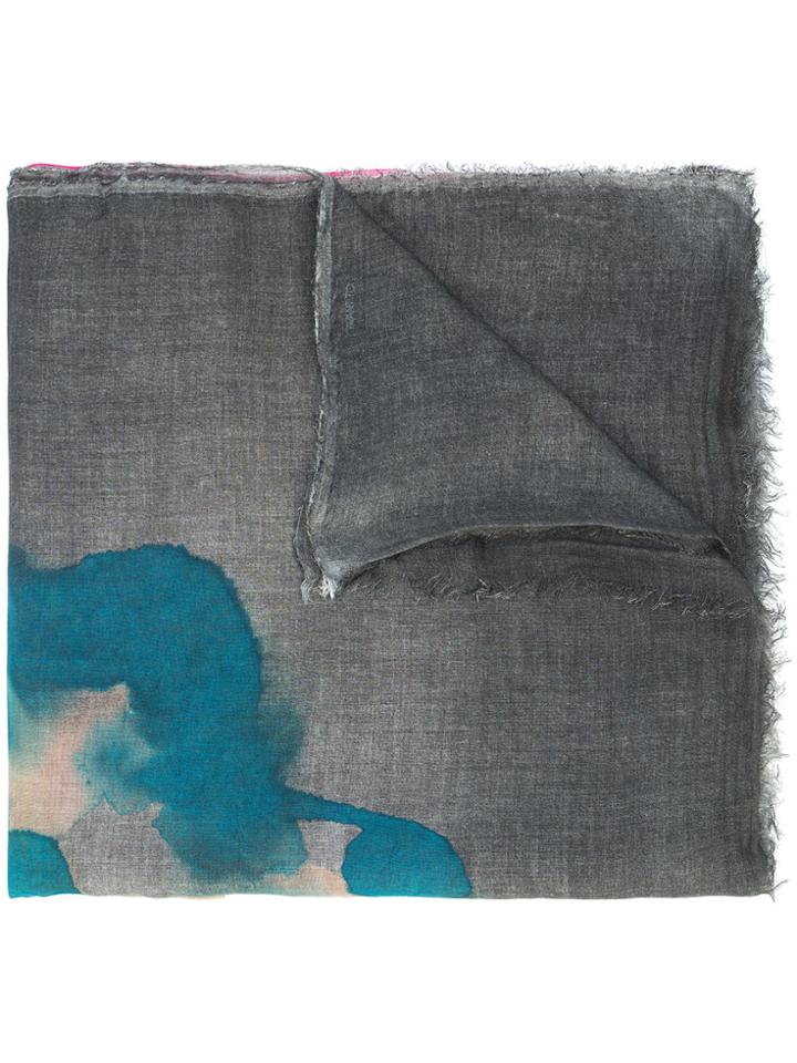 Avant Toi Avant Rainbow Scarf - Blue