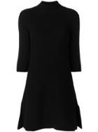 Stella Mccartney Turtleneck Knitted Dress - Black