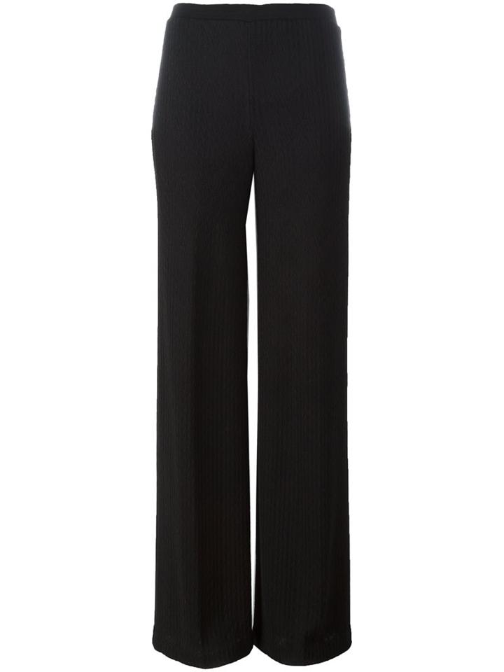 Missoni Straight Tailored Trousers, Women's, Size: 44, Black, Silk/spandex/elastane/wool