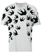 Mcq Alexander Mcqueen Swallow Swarm T-shirt - Grey