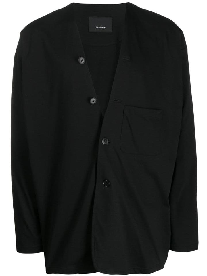 08sircus Unstructured Blazer - Black