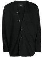 08sircus Unstructured Blazer - Black