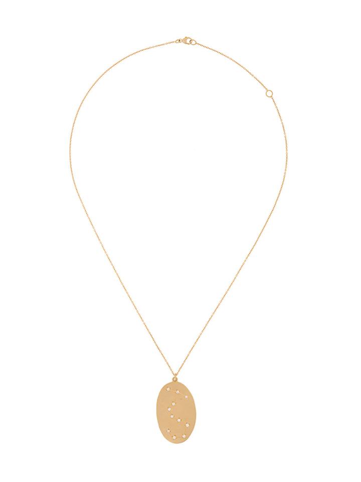 Brooke Gregson Diamond Scorpio Constellation Necklace - Metallic