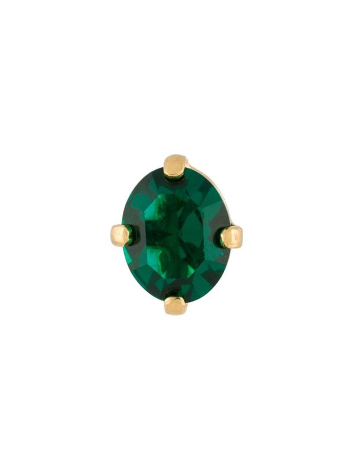 Wouters & Hendrix A Wild Original! Emerald Crystal Stud Earring -