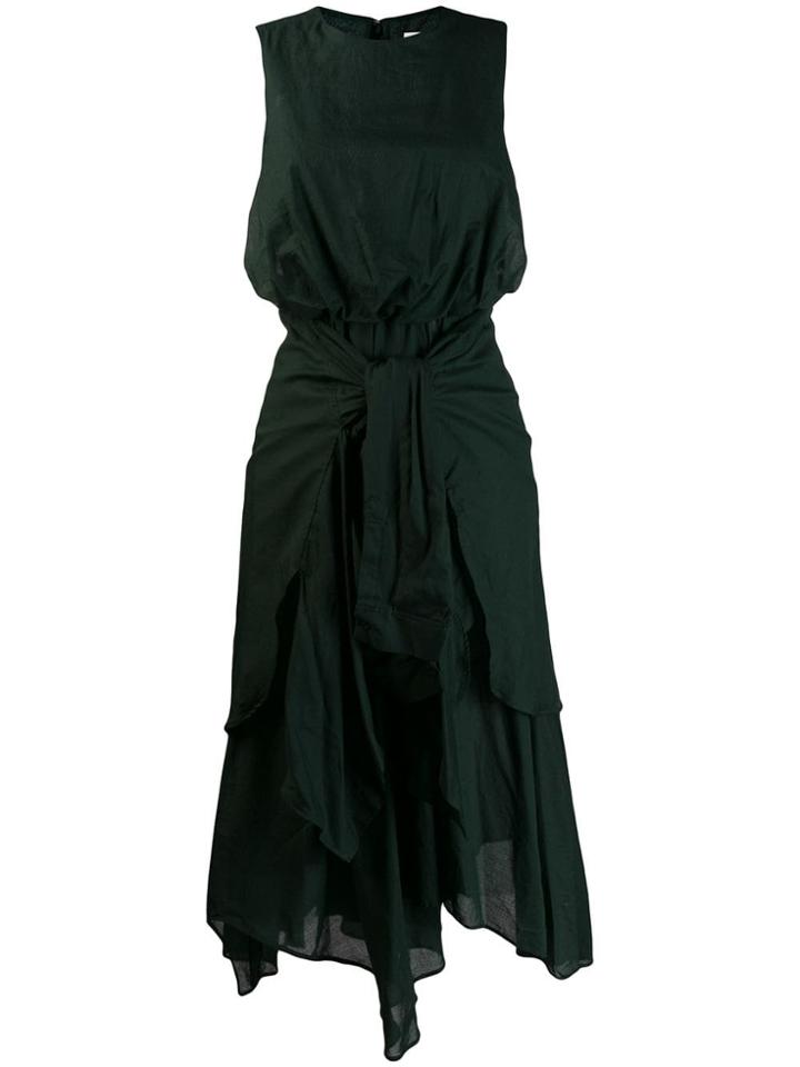 Enföld Drape Dress - Green