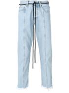 Off-white - Cropped Tapered Jeans - Men - Cotton/polyester - 30, Blue, Cotton/polyester